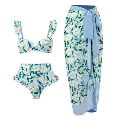 Sapphire three piece swimsuit-L