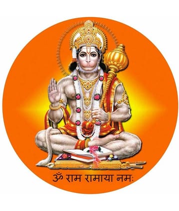 Asmi Collection Hanuman Wall Sticker ( 40 x 40 cms )
