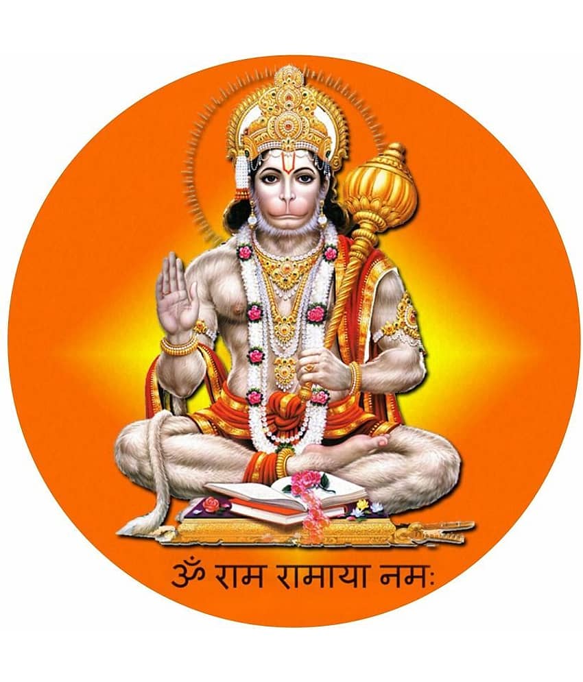 Asmi Collection Hanuman Wall Sticker ( 40 x 40 cms )