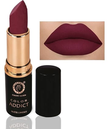 Colors Queen Color Addict Long Lasting Matte Lipstick (Shade - 11)