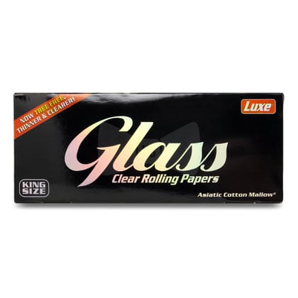 LUXE GLASS Clear Rolling Paper - King Size