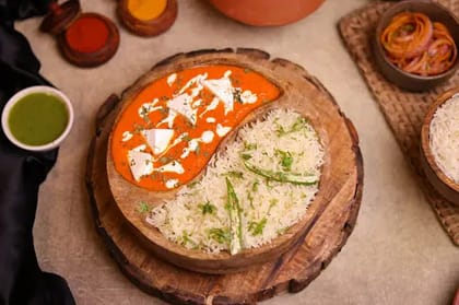 Shahi Paneer With Plain Rice