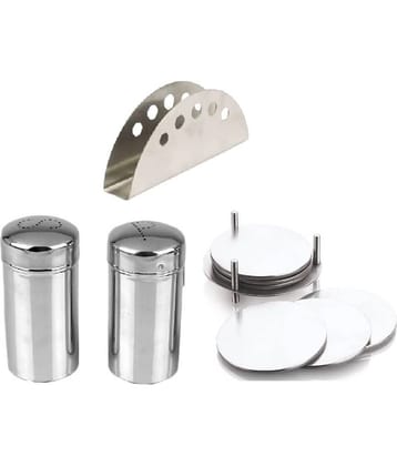 Dynore Stainless Steel Coaster 4 Pcs