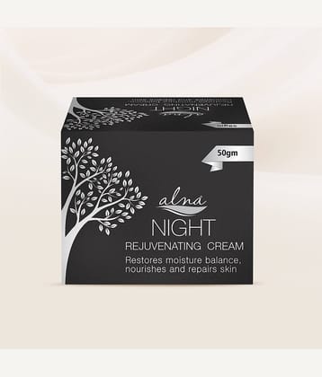 Alna Night Rejuvenating Cream 50gm For All Skin Type , Pack of 1