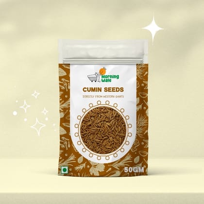 Morning Wale Premium Jeera / Cumin Seeds (180g) | Western Ghats Origin | Digestive & Aromatic