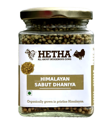 Himalayan Sabut Dhaniya / Coriander Seeds (Size - 90g) by HETHA ORGANICS LLP