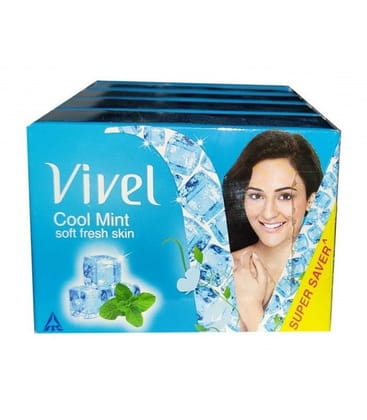 Vivel Cool Mint Soft Fresh Skin, 3 X 100g