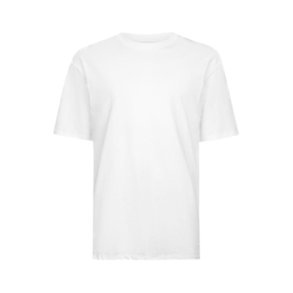 Oversized T-Shirt, White, S (Unisex)