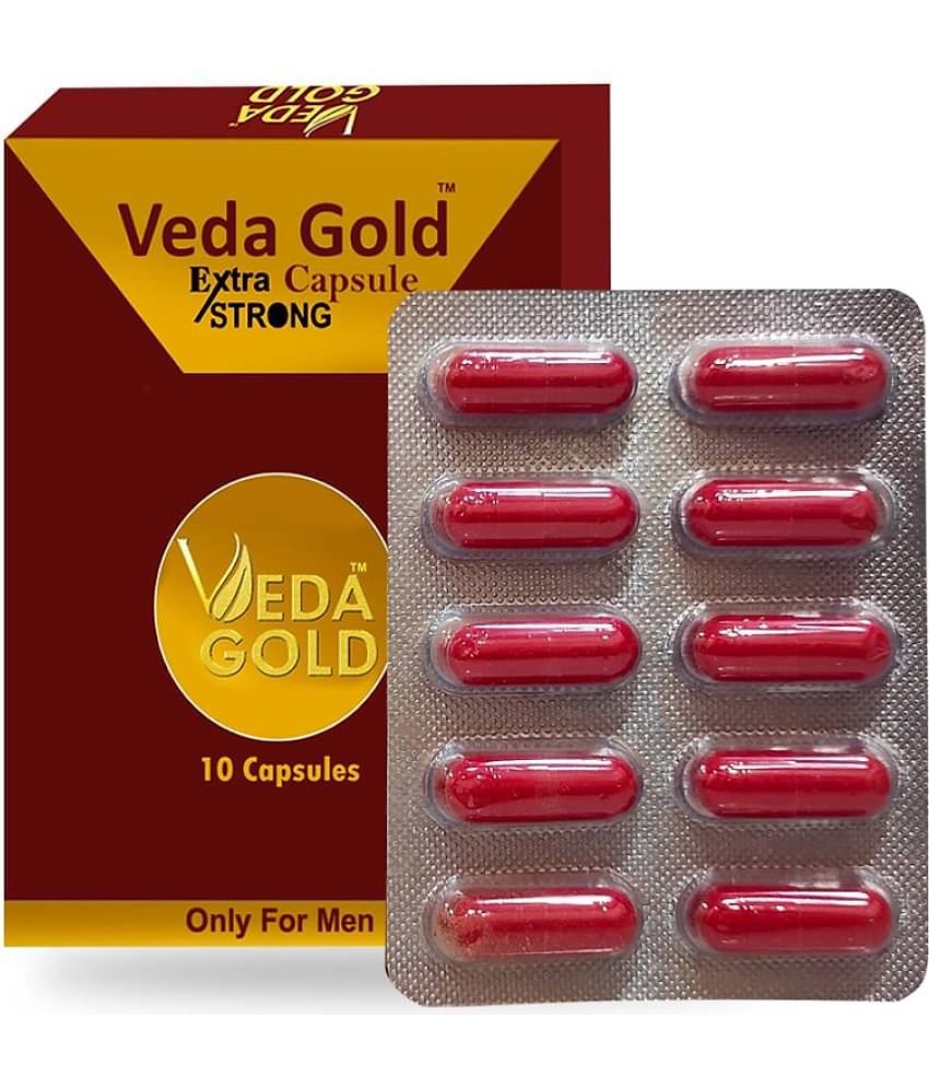 VEDA GOLD EXTRA STRONG CAPSULES FOR MEN / AYURVEDIC CAPSULES FOR MEN PROBLEM/STEMINA & BESTIAL POWER