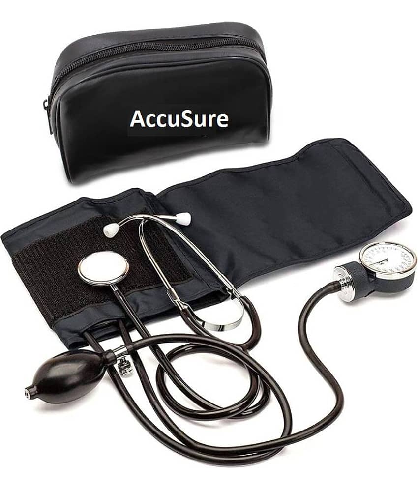 Accusure Aneroid  Sphygmomanometer With Stethoscope Advance Features BP