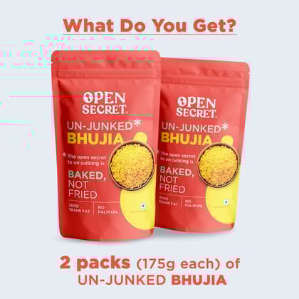 Open Secret Unjunked Bhujia (175g x 2)