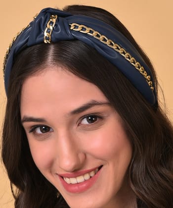 Hair Band With Chain Detail-Hair Accessory