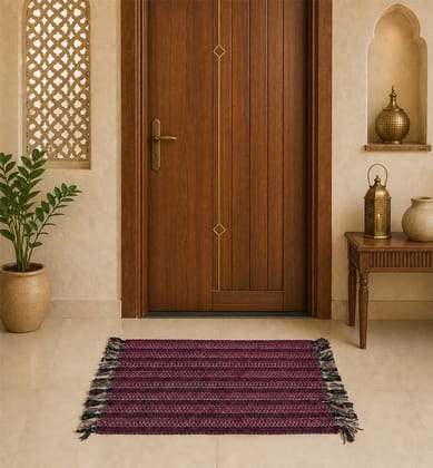 Handcrafted Cotton Panja Dari Door Mat 1*2 Feet