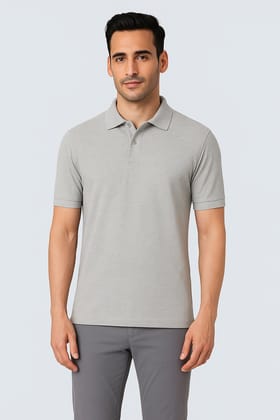 Heganwalk Men’s Polo T-Shirt ( Grey )