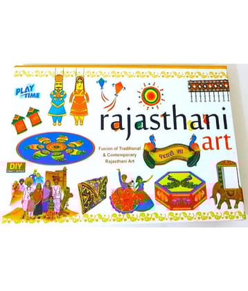 PETERS PENCE - Rajasthani Art Craft Board Kit Drawing Painting Kit with Paint & Color For Kids Educational  Board Game