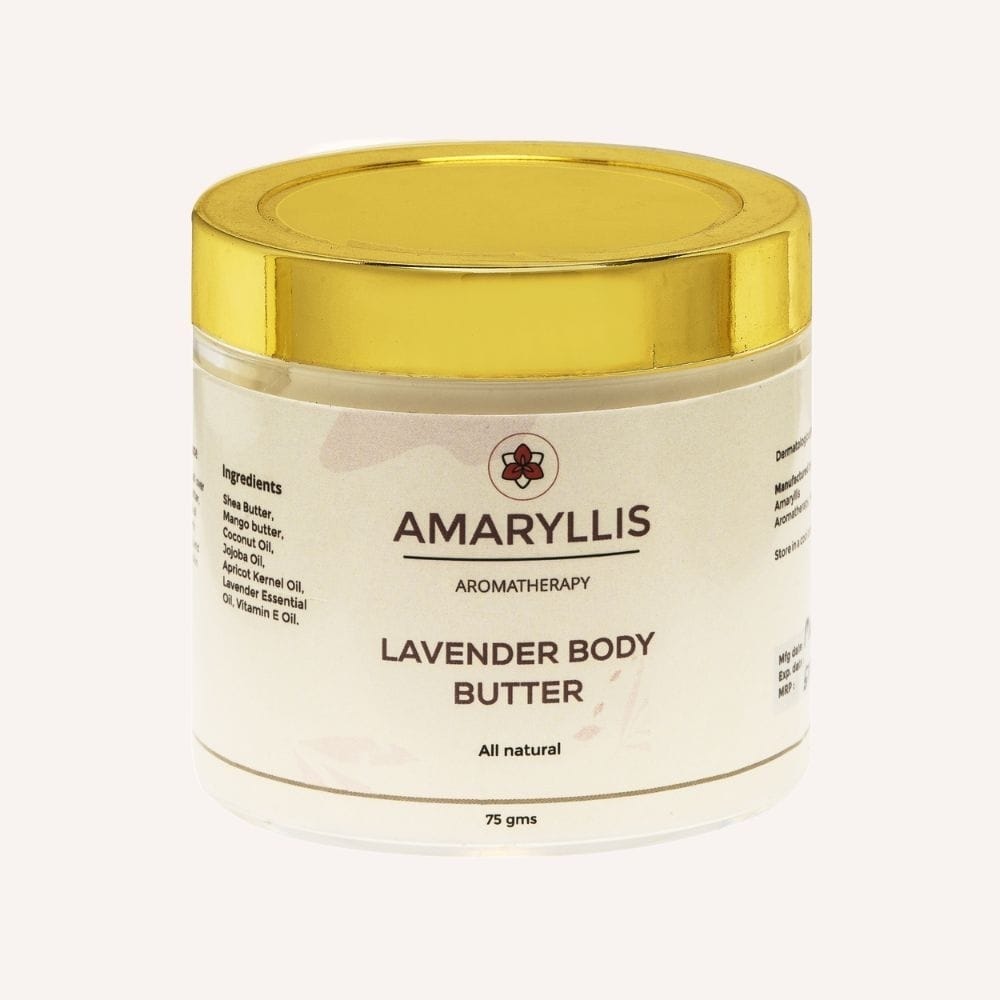 Amaryllis Lavender Body Butter (75g) | Shea & Mango Butter | Deep Hydration & Relaxation