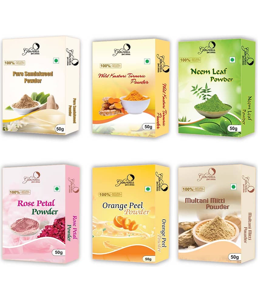 glowious - Skin Toning Face Pack for Normal Skin ( Pack of 6 )