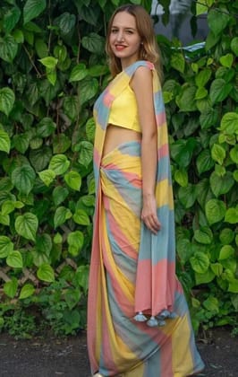 DARSHANS Women's Linen Printed Saree With Unstitched Blouse 5.5Mtr (Multicolor)-PID65152 DARSHANS Women's Linen Printed Saree With Unstitched Blouse 5.5Mtr (Multicolor)-PID65152