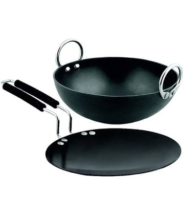 Veer - Iron Non coated Deep Kadhai 1750 ml