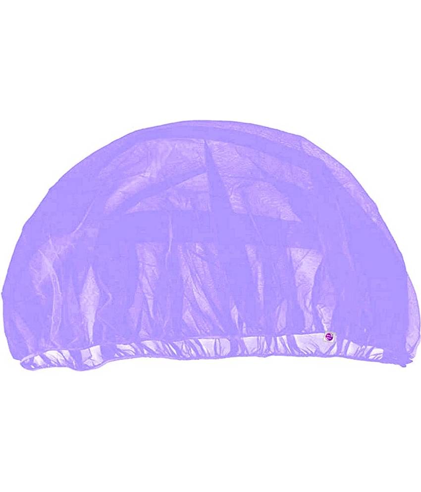ShreejiHuf - Purple Polyester Frame Hung Baby Mosquito Net ( Pack of 1 )