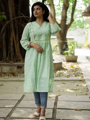 Hand crafted designer Dress-M