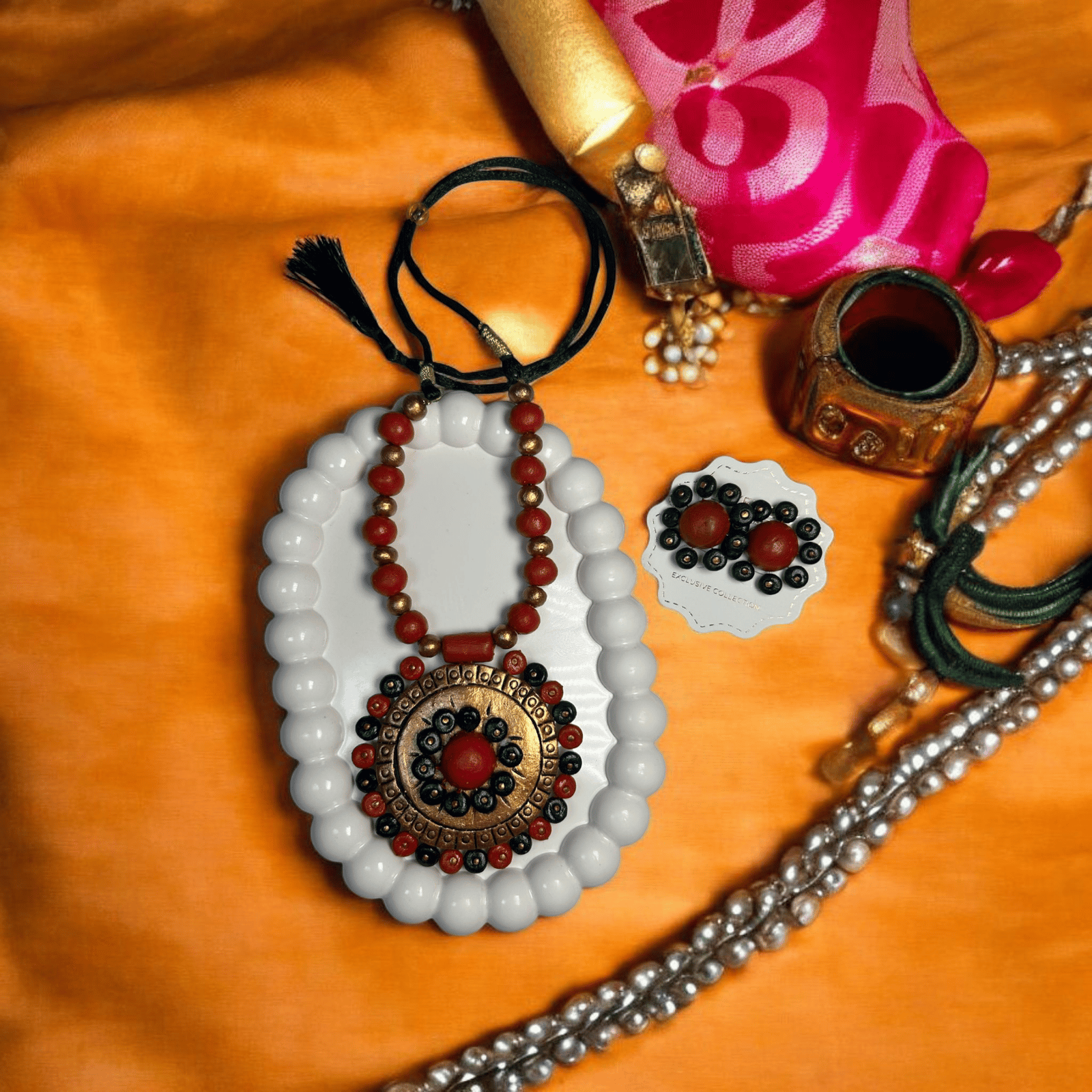 Antique Terracotta Necklace