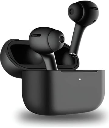 VERONIC A10 BLACK Bluetooth True Wireless (TWS) In Ear 20 Hours Playback Fast charging,Powerfull bass IPX4(Splash & Sweat Proof) Black