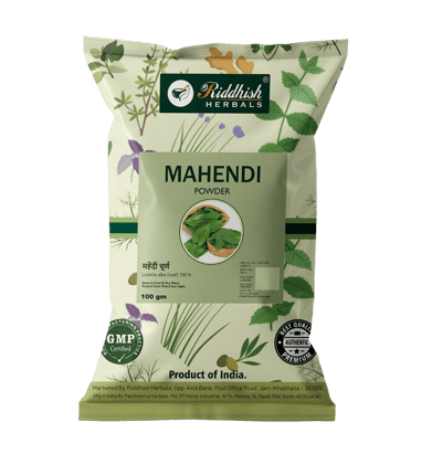 Riddhish Herbals Mahendi Powder(100 gm Each) - combo pack (3)