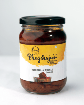 Red Chilly Pickle (Garlic)  - 300 grams