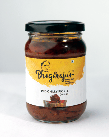 Red Chilly Pickle (Garlic)  - 300 grams