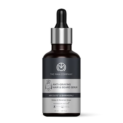 Anti-Graying Hair & Beard Serum | Arcolys & Bhringraj Anti-Graying Hair & Beard Serum | Arcolys & Bhringraj - 30ml