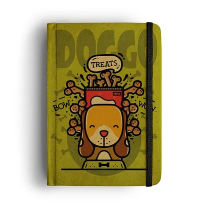 Mooch Hardcover Unruled Diary A5 ��� Doggo-BUFF CARTRIDGE