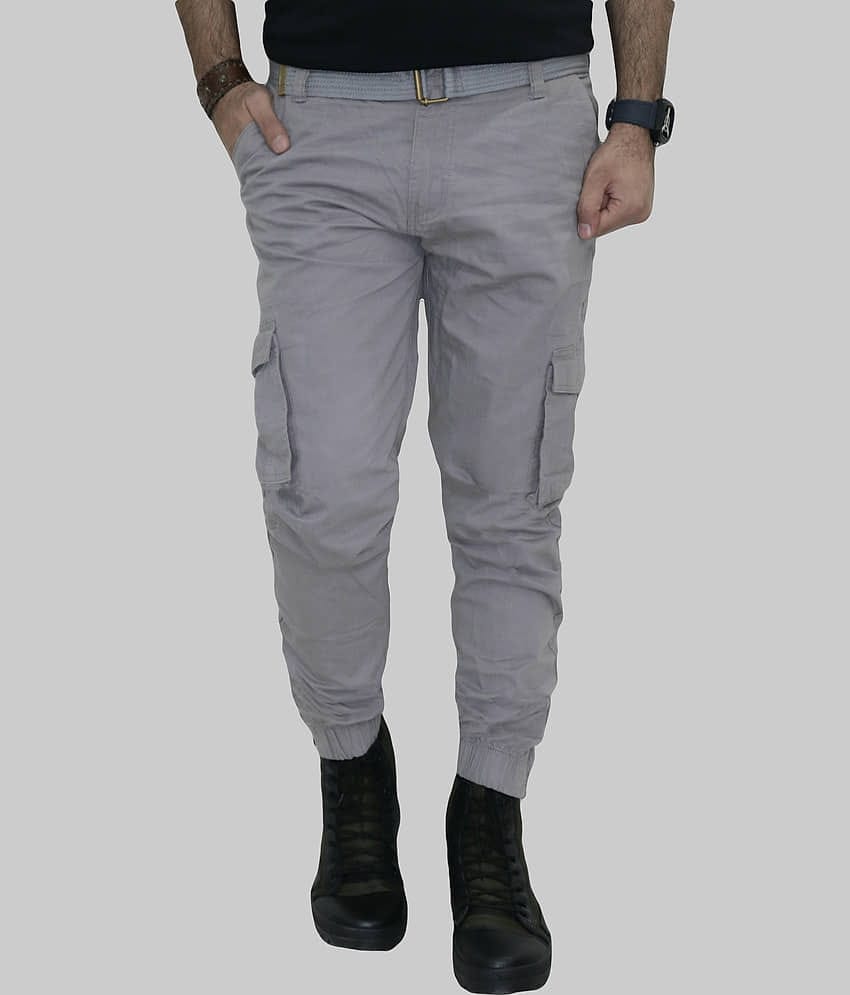 Urban Legends Regular Flat Men's Cargos - Black ( Pack of 1 )