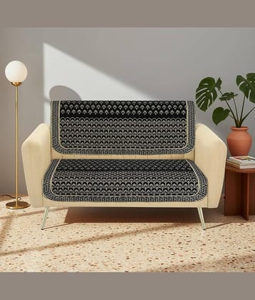 FURNISHING HUT 2 Seater Chenille Sofa Cover ( Pack of 1 )