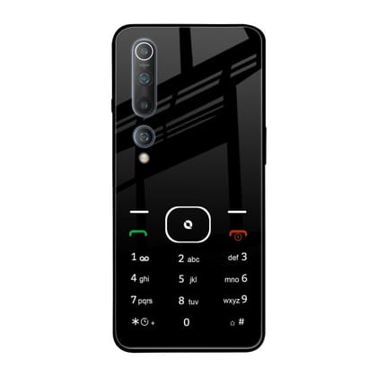 Classic Keypad Pattern Glass Case for Xiaomi Mi 10