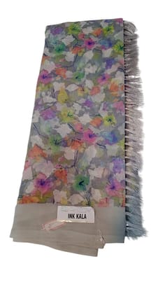 Elegant Golden Border Silk Cotton Saree