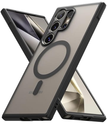 (Refurbished) Ringke S24 Ultra Back Cover Case Fusion Bold Magnetic - Matte Black