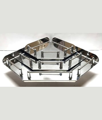 RR Collection Stainless Steel Corner Shelf