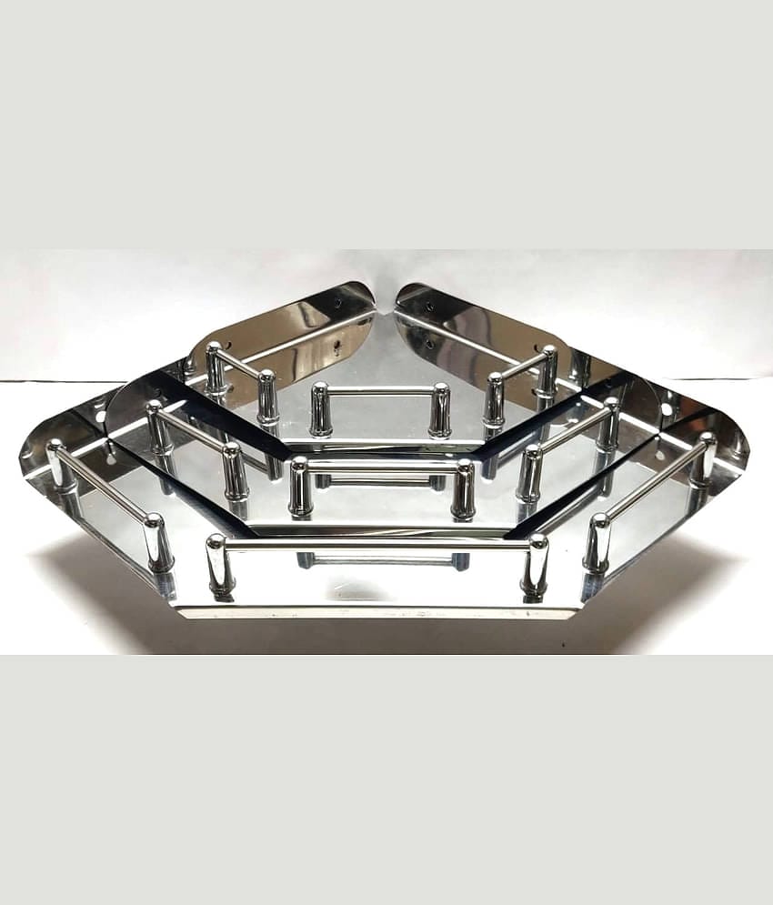RR Collection Stainless Steel Corner Shelf