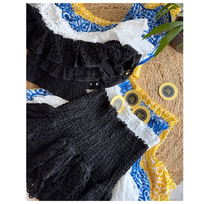 Sunshine coord set-Black / XS