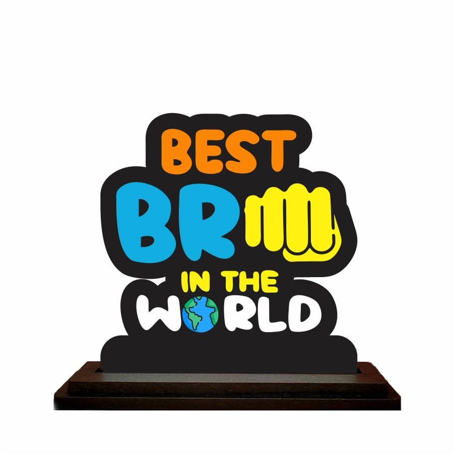 THE MAGICAL GIFTS BEST BRO IN THE WORLD Table top frame for you brother | 8x8