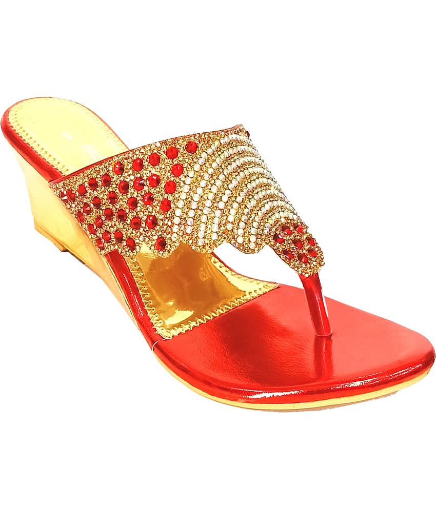 Racecourse - Red Women's Slip On Heels