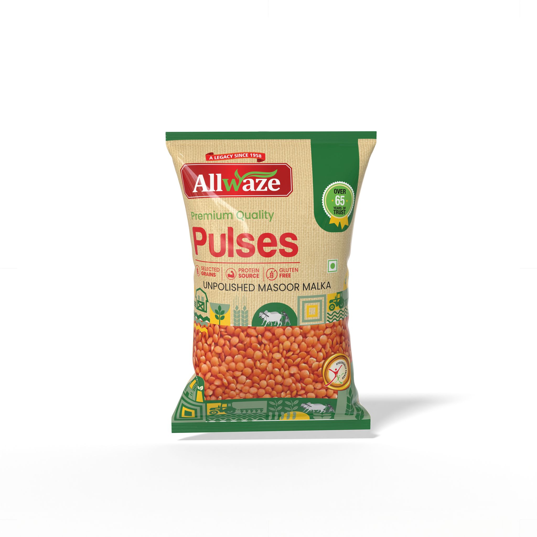 Allwaze Unpolished Masoor malka 1kilogram