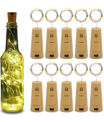 DAYBETTER - Off White 2Mtr Rice Light ( Pack of 10 )