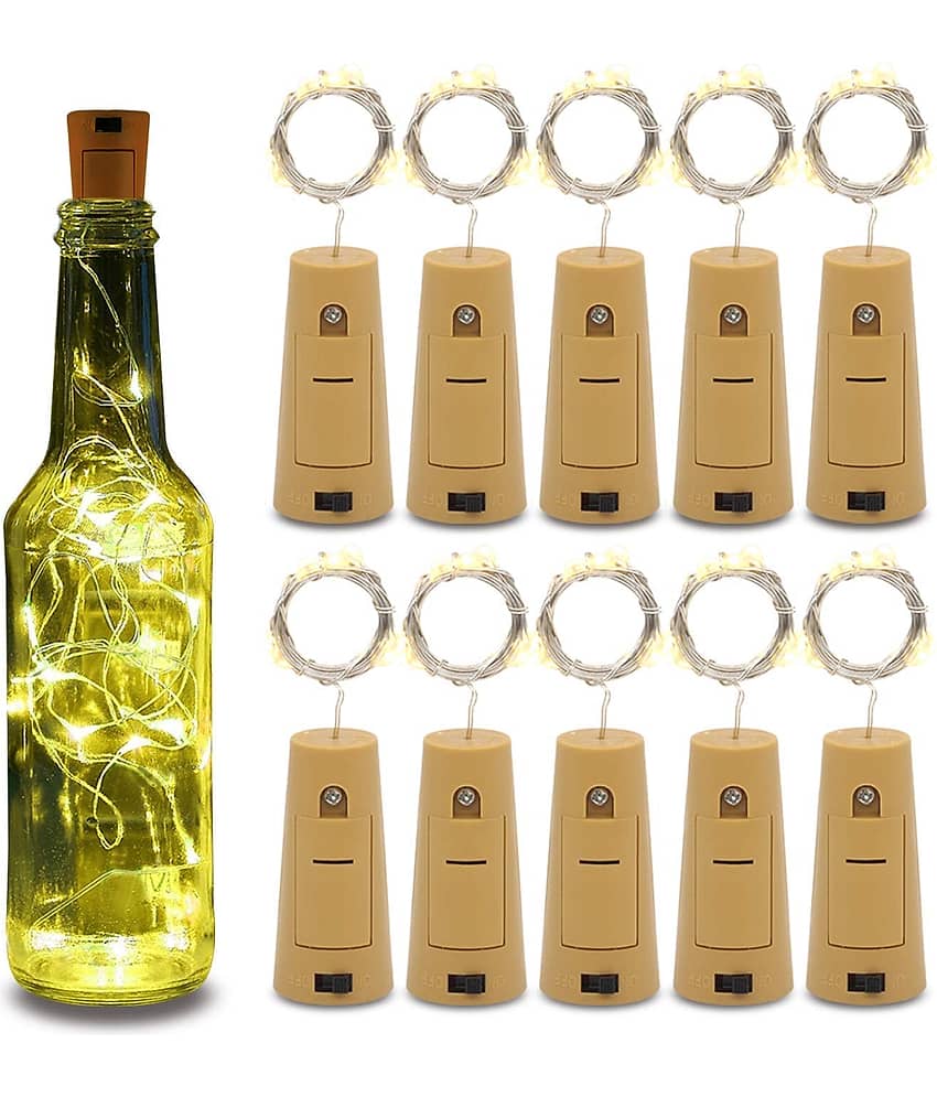 DAYBETTER - Off White 2Mtr Rice Light ( Pack of 10 )