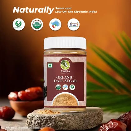 Organic Date Sugar | Dry Date Powder - 200 gm-200 gm