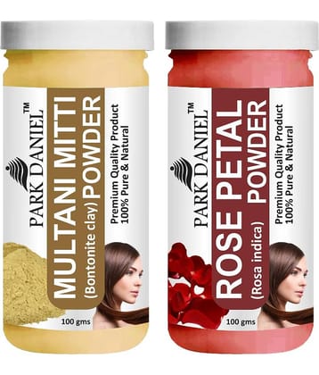 Park Daniel  Multani Mitti   &   Rose Petal  Hair Mask 200 g Pack of 2