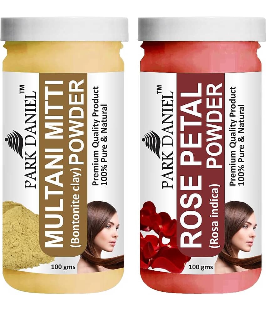Park Daniel  Multani Mitti   &   Rose Petal  Hair Mask 200 g Pack of 2