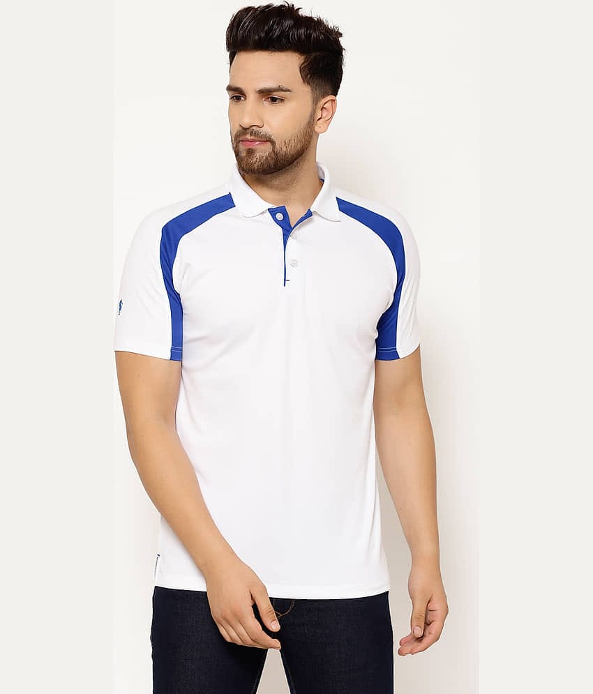 EPPE - White Polyester Regular Fit Men's Sports Polo T-Shirt ( Pack of 1 )