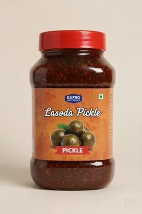 KAFRO Lasoda Pickle | Authentic Home-Style Recipe | Handcrafted with Farm Fresh Lasoda | Traditional Indian Taste | Sundried & Small-Batch Preparation | Premium Quality | No Artificial Preser